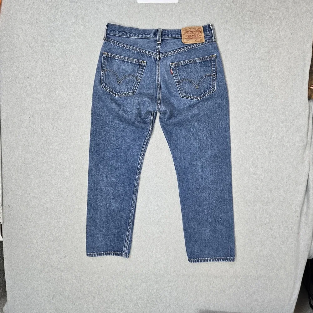 VINTAGE Levi's 501 Men Jeans 30X30 Blue Denim Original Fit Straight Y2K READ